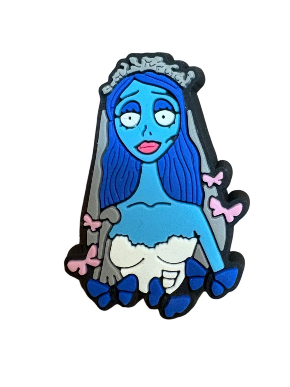Corpse Bride Emily Croc Charm